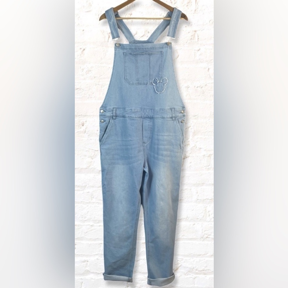 Perfect Disney Our Universe Womens Mickey Mouse 28 Denim Overalls Small